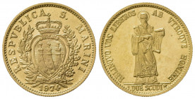 SAN MARINO. 2 Scudi 1979. Au (21mm, 6.03g). KM 39; Fr. 3-4. Au. SPL