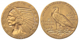 STATI UNITI D'AMERICA. 5 Dollari 1913. Au (21mm, 8.37g). Philadelphia. KM 129; Fr. 148. BB
