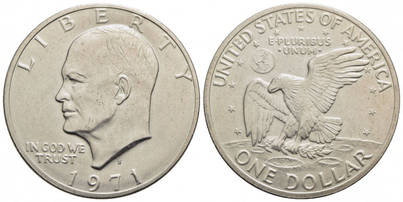 STATI UNITI D'AMERICA. Dollaro - 1971 S - Eisenhower - AG Kr. 203a - SPL-FDC