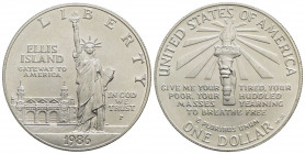STATI UNITI D'AMERICA. Dollaro - 1986 S - Centenario della Statua della Libertà - AG Kr. 214 - FDC