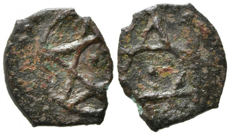 PALERMO. Ruggero I (1057-1101). Kharruba Mi (0,23 g). Sp.21. BB