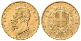Vittorio Emanuele II (Re d'Italia, 1861-1878). 20 Lire 1866. Au (21mm, 6.47g). Torino. Pagani 460; Gigante 10. qSPL