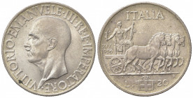 Vittorio Emanuele III (1900-1943). 20 Lire 1936 XIV. Ar (35mm, 20.00g). Roma. Pagani 681; Gigante 45. BB+