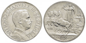 Vittorio Emanuele III (1900-1943) - 2 Lire - 1911 Quadriga veloce - AG RR Pag. 734; Mont. 149 - BB+