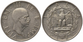 Vittorio Emanuele III (1900-1943). 2 lire 1936 "Impero". Gig. 118 R. BB+