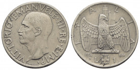 Vittorio Emanuele III (1900-1943) - Lira - 1936 XIV Impero - NI R Pag. 789; Mont. 218 Pulita al D/ - BB÷qSPL