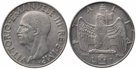 Vittorio Emanuele III (1900-1943). Llira 1940 "Impero" var. XVIIII. Rara. BB+