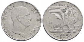 Vittorio Emanuele III (1900-1943) - 50 Centesimi - 1941 XIX Impero - Ac NC Att.E418e Data 941-IX - BB-SPL
