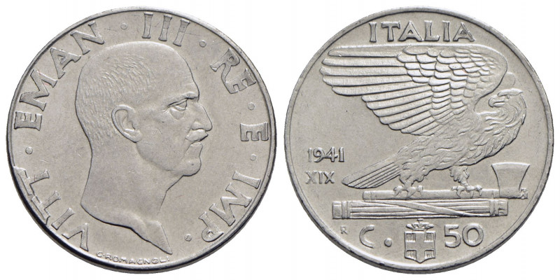 Vittorio Emanuele III (1900-1943) - 50 Centesimi - 1941 XIX Impero - Ac Pag. 824...