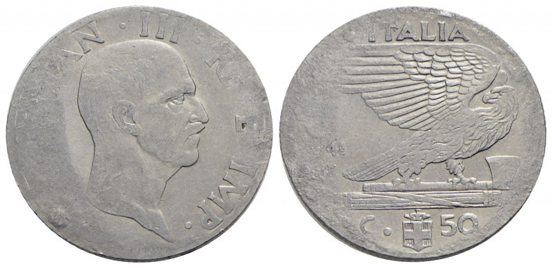 Vittorio Emanuele III (1900-1943) - 50 Centesimi - 1941 XIX Impero Ø: 25 mm. - A...