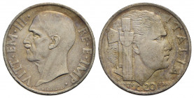 Vittorio Emanuele III (1900-1943) - 20 Centesimi - 1936 XIV Impero - NI RR Pag. 853; Mont. 305 - BB