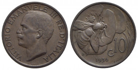 Vittorio Emanuele III (1900-1943) - 10 Centesimi - 1936 Ape - CU R Pag. 881; Mont. 345 - FDC