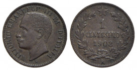 Vittorio Emanuele III (1900-1943) - Centesimo - 1902 Valore - CU RRR Pag. 940; Mont. 413 - BB+