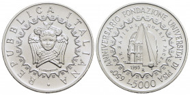 Repubblica Italiana (emissioni in lire) (1946-2001) - 5.000 Lire - 1993 - Università di Pisa - AG - FDC