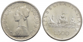 Repubblica Italiana (emissioni in lire) (1946-2001) - 500 Lire - 1967 - Caravelle - AG Periziata Rocco di Torrepadula - FDC