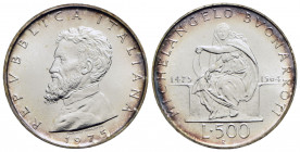 Repubblica Italiana (emissioni in lire) (1946-2001) - 500 Lire - 1975 - Michelangelo - AG - FDC