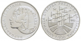 Repubblica Italiana (emissioni in lire) (1946-2001) - 500 Lire - 1985 - Presidenza italiana C.E.E - AG - FDC