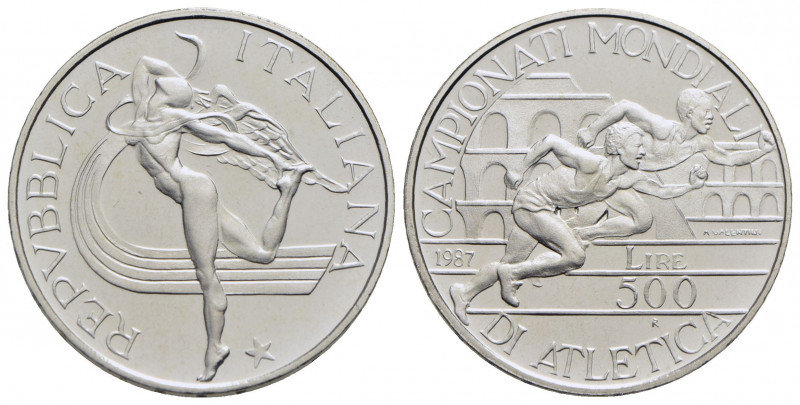 Repubblica Italiana (emissioni in lire) (1946-2001) - 500 Lire - 1987 - Mondiali...