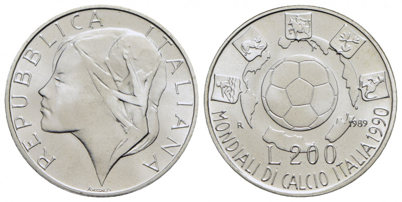 Repubblica Italiana (emissioni in lire) (1946-2001) - 200 Lire - 1989 - Mondilai...