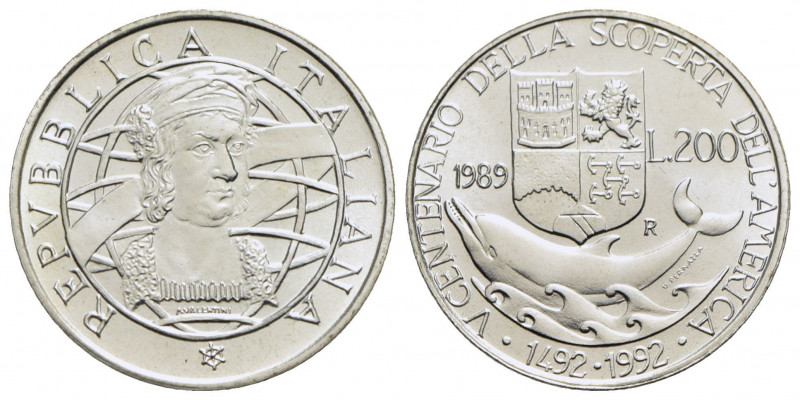 Repubblica Italiana (emissioni in lire) (1946-2001) - 200 Lire - 1989 - Scoperta...