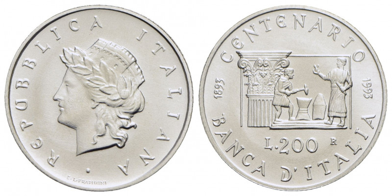 Repubblica Italiana (emissioni in lire) (1946-2001) - 200 Lire - 1993 - Banca d'...