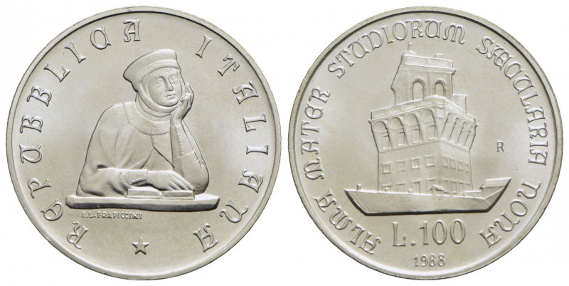 Repubblica Italiana (emissioni in lire) (1946-2001) - 100 Lire - 1988 - Universi...