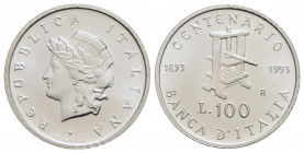 Repubblica Italiana (emissioni in lire) (1946-2001) - 100 Lire - 1993 - Banca d'Italia - AG - FDC
