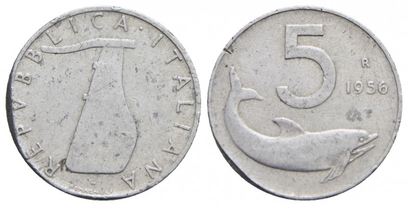 Repubblica Italiana (emissioni in lire) (1946-2001) - 5 Lire - 1956 - IT RR Mont...