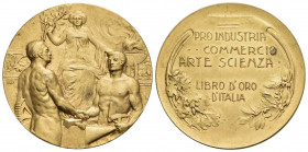 SAVOIA - Vittorio Emanuele III (1900-1943) - Medaglia - 1924 - Pro Industria e Commercio - Allegoria - R/ Scritta Opus: Landi Ø: 45 mm. - (MD g. 35,22...