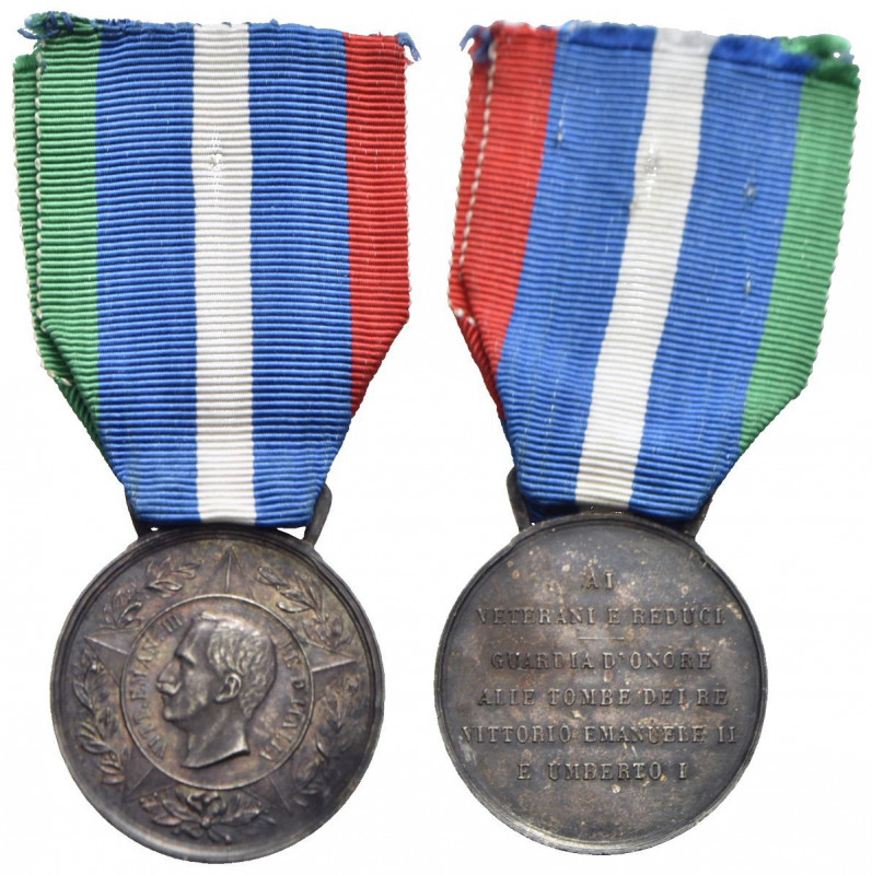 SAVOIA - Vittorio Emanuele III (1900-1943) - Medaglia - 1910 - Ai veterani 1848-...