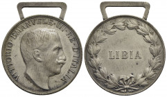 SAVOIA - Vittorio Emanuele III (1900-1943) - Medaglia - Campagna di Libia - Testa a d. - R/ Scritta e data entro corona Opus: L. Giorgi Ø: 32 mm. - AG...