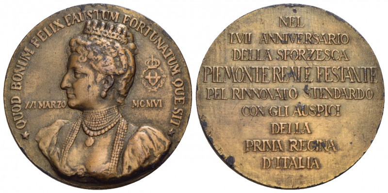 SAVOIA - Vittorio Emanuele III (1900-1943) - Medaglia - 1906 - Nel LVII annivers...