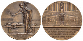 SAVOIA - Vittorio Emanuele III (1900-1943) - Medaglia - 1921 - Milite Ignoto - L'Italia con Vittoria porge un ramo d'ulivo al Milite Ignoto - R/ Altar...