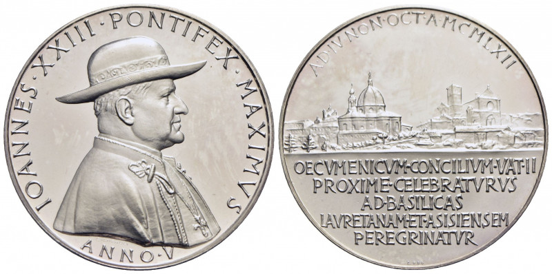 PAPALI - Giovanni XXIII (1958-1963) - Medaglia - A. V - Opus: Giampaoli Ø: 43 mm...