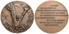PERSONAGGI - Raymond Delamarre (scultore e medaglista) (1890-1986) - Medaglia Ø: 60 mm. - (AE g. 114,23) - FDC