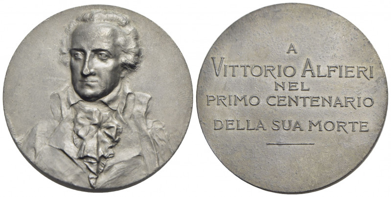 PERSONAGGI - Vittorio Alfieri (scrittore) (1749-1803) - Medaglia - 1903 Opus: Jo...