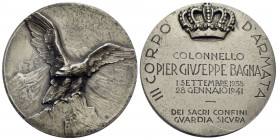 VARIE - - - Aquila - R/ PIER GIUSEPPE BAGNA - ii CORPO D'ARMATA Ø: 50 mm. - (AG g. 57,75) - SPL+