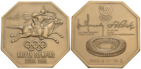 COREA DEL SUD - Repubblica - Medaglia - 1988 - Olimpiadi di Seul Ø: 65 mm. - AE In astuccio originale - FDC