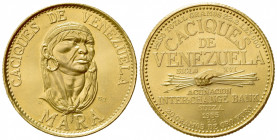 VENEZUELA. 60 Bolivares 1955. Au (30mm, 22.26g). Inter-Change Bank, Switzerland. SPL