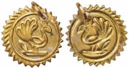 Medaglia di fantasia, c. 19th secolo. Metallo dorato (18.5mm, 0.49g). SPL