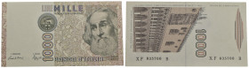 BANCA d'ITALIA - Repubblica Italiana (emissioni in lire) (1946-2001) - 1.000 Lire - Marco Polo - 09/05/1991 - RR Alfa 732Bsp; Lireuro 57Fa Sostitutiva...