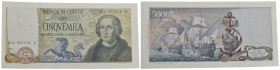 BANCA d'ITALIA - Repubblica Italiana (emissioni in lire) (1946-2001) - 5.000 Lire - Colombo 2° tipo - 10/11/1977 - R Alfa 803; Lireuro 67C Baffi/Steva...