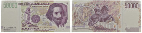 BANCA d'ITALIA - Repubblica Italiana (emissioni in lire) (1946-2001) - 50.000 Lire - Bernini 2° tipo - 24/06/1999 - Alfa 909A; Lireuro 81E Fazio/Amici...