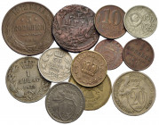 Estere - - - Lotto di 13 monete Russia, Polonia ecc. - - Varie