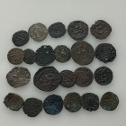 ZECCHE ITALIANE. Lotto di 22 monete medievali da catalogare. MB