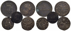 Zecche Italiane - - - Lotto di 5 monete - Varie