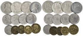 Savoia - Vittorio Emanuele III (1900-1943) - - Albania - Lotto di 13 monete - - Varie