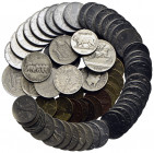 Savoia - Vittorio Emanuele III (1900-1943) - Lira - Lotto di circa 67 monete del Regno, si notano: lira 1906, 10 c. 1893 qspl, 50 c. Leoni 1919 e 3 pe...