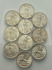 SAVOIA. Vittorio Emanuele III (1900-1943). Lotto di 20 monete da 2 lire. Ag. Gig.100. SPL