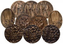 Medaglie - - - PAPALI - lotto di 10 medaglie (Ae) - - FDC